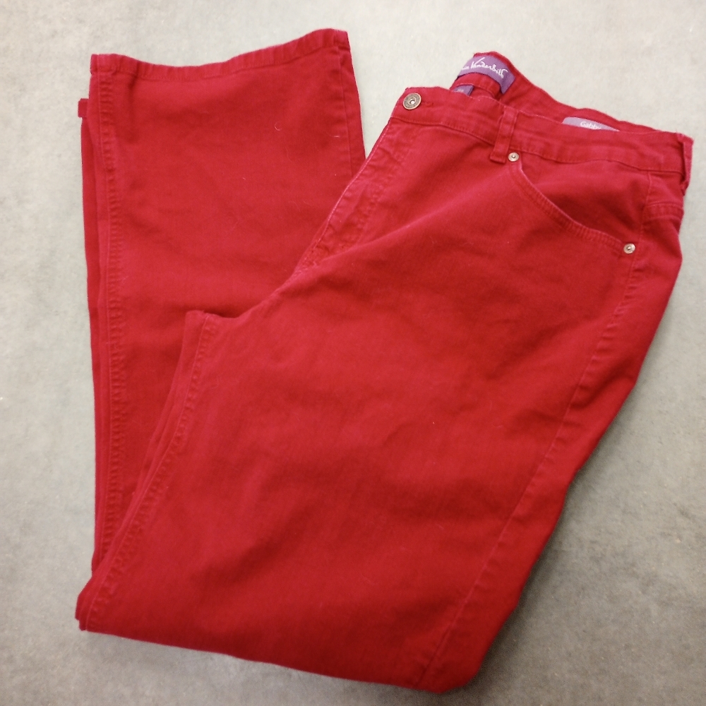 Brick red 18W jeans